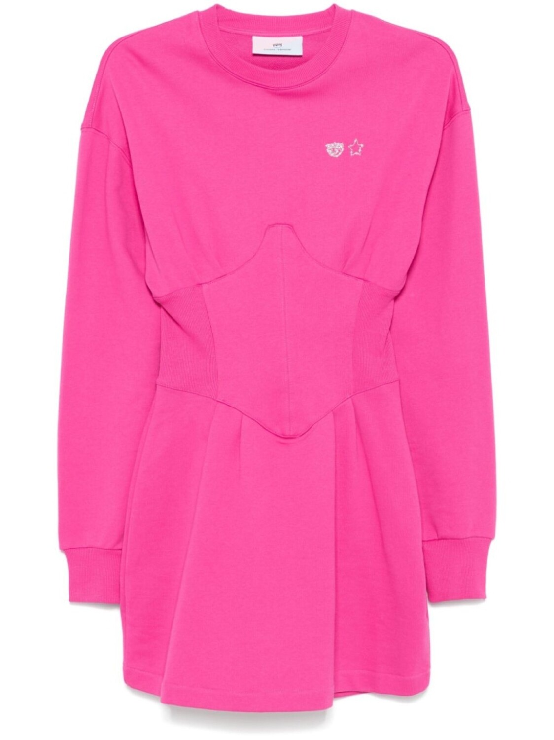 Платье мини с корсетом Chiara Ferragni, розовый 
Платье мини с корсетом Chiara Ferragni, розовый