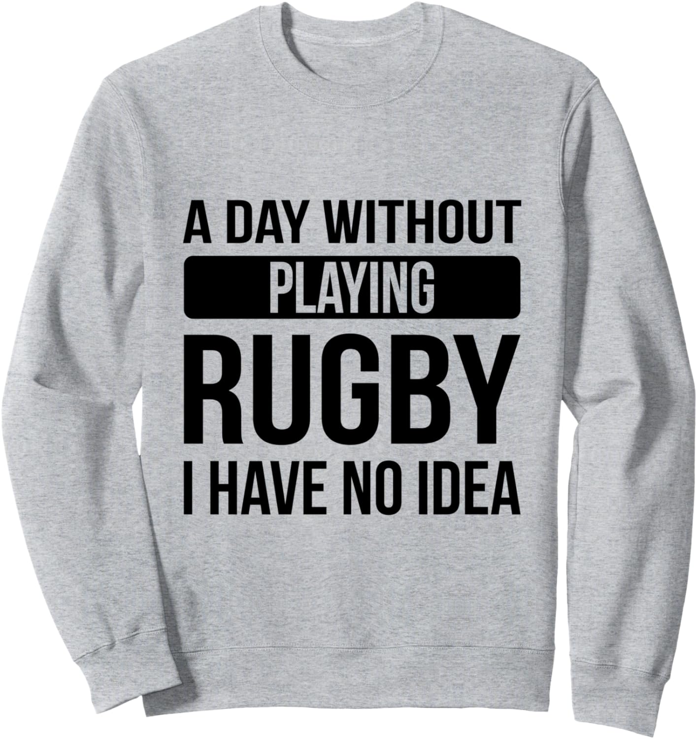 День без игры в регби - понятия не имею, что будет. - Забавная регбийная толстовка Funny Rugby Quotes Rugby Player, серый
День без игры в регби - понятия не имею, что будет. - Забавная регбийная толстовка Funny Rugby Quotes Rugby Player, серый