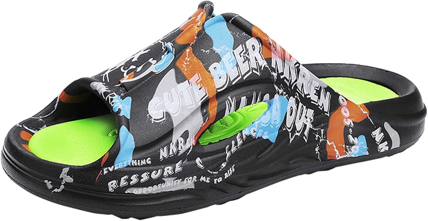 Мужские летние тапочки-сандалии с мультяшным камуфляжем, с одной полоской, на толстой подошве, удобные, повседневные, из ЭВА, модные, противоскользящие Generic, черный
Мужские летние тапочки-сандалии с мультяшным камуфляжем, с одной полоской, на толстой подошве, удобные, повседневные, из ЭВА, модные, противоскользящие Generic, черный