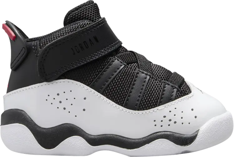 Кроссовки Jordan 6 Rings TD 'Black White Red', черный
Кроссовки Jordan 6 Rings TD 'Black White Red', черный