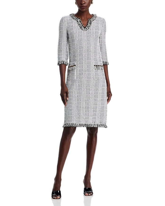 Платье-трапеция с бахромой Misook, мультиколор
Платье-трапеция с бахромой Misook, мультиколор