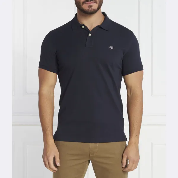 Рубашка-Поло узкого кроя Gant, синий
Рубашка-Поло узкого кроя Gant, синий