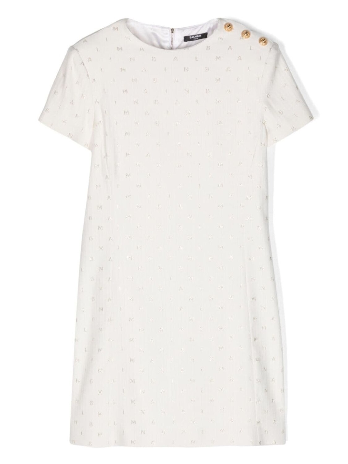 Balmain Kids платье миди с жаккардовым логотипом, нейтральный цвет
Balmain Kids платье миди с жаккардовым логотипом, нейтральный цвет