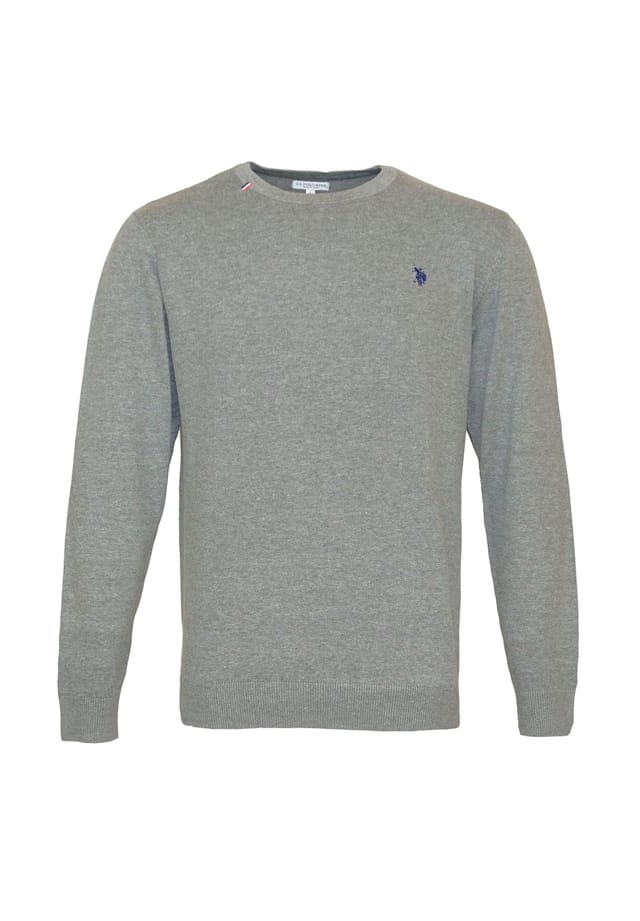 Вязаный свитер с R-образным вырезом U.S. Polo Assn., серый
Вязаный свитер с R-образным вырезом U.S. Polo Assn., серый