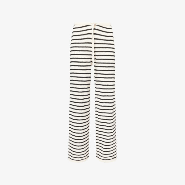 Брюки 4Th & Reckless широкие вязаные в полоску, белый/черный
Брюки 4Th & Reckless широкие вязаные в полоску, белый/черный
