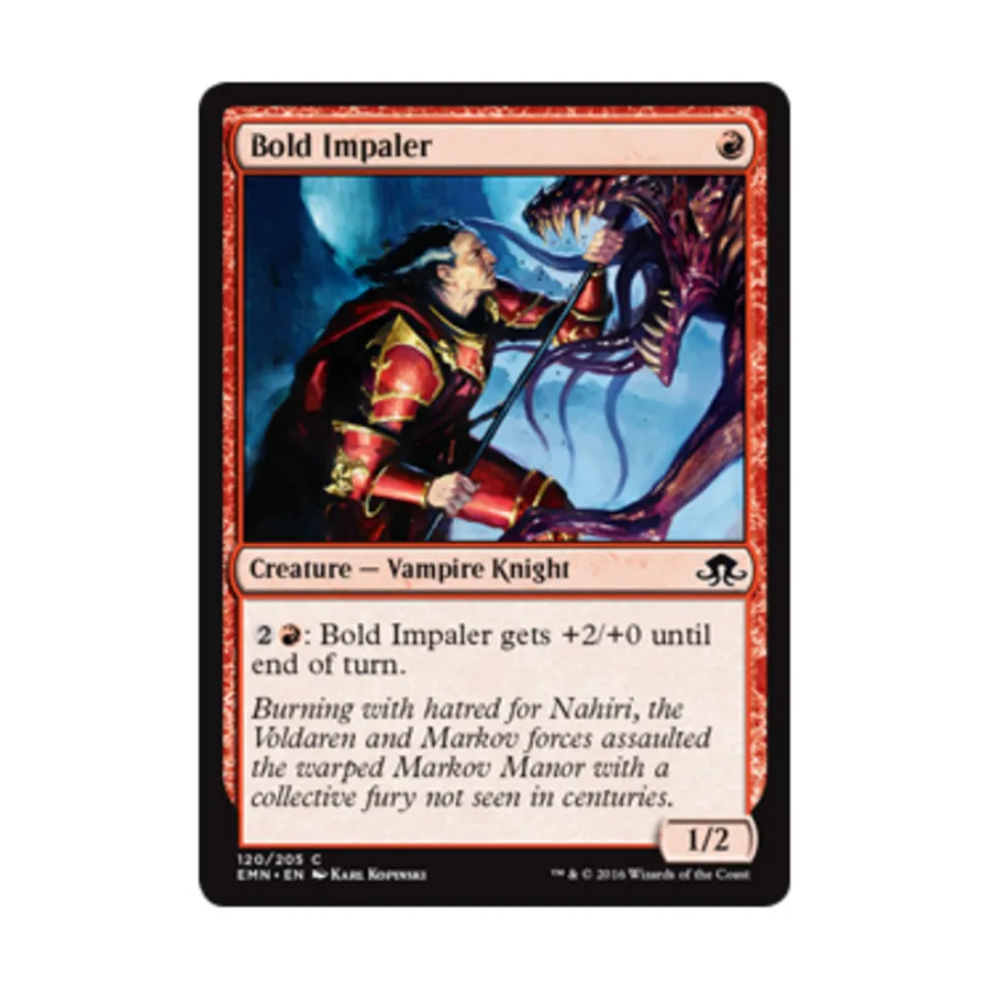 CCG Смелый Цепеш (С) (Рольга), MTG - Eldritch Moon
CCG Смелый Цепеш (С) (Рольга), MTG - Eldritch Moon