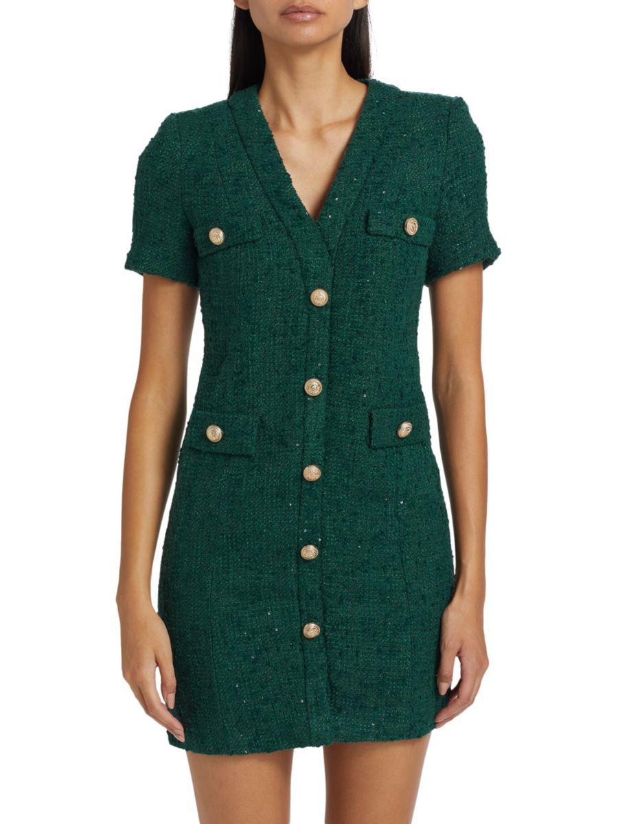 Мини-платье Anne Tweed с V-образным вырезом Generation Love, цвет Forest
Мини-платье Anne Tweed с V-образным вырезом Generation Love, цвет Forest