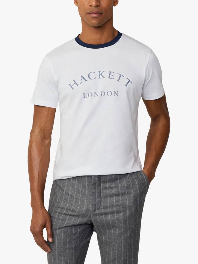 Хлопчатобумажная футболка с логотипом regular fit с коротким рукавом Hackett London, цвет Optic White
Хлопчатобумажная футболка с логотипом regular fit с коротким рукавом Hackett London, цвет Optic White