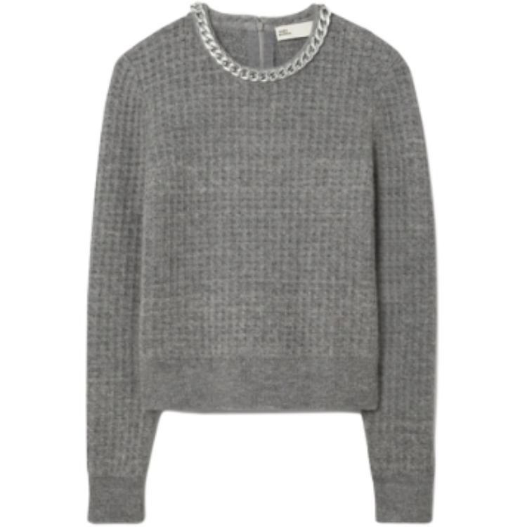 Свитер с воротником-хомут TORY BURCH, серый
Свитер с воротником-хомут TORY BURCH, серый