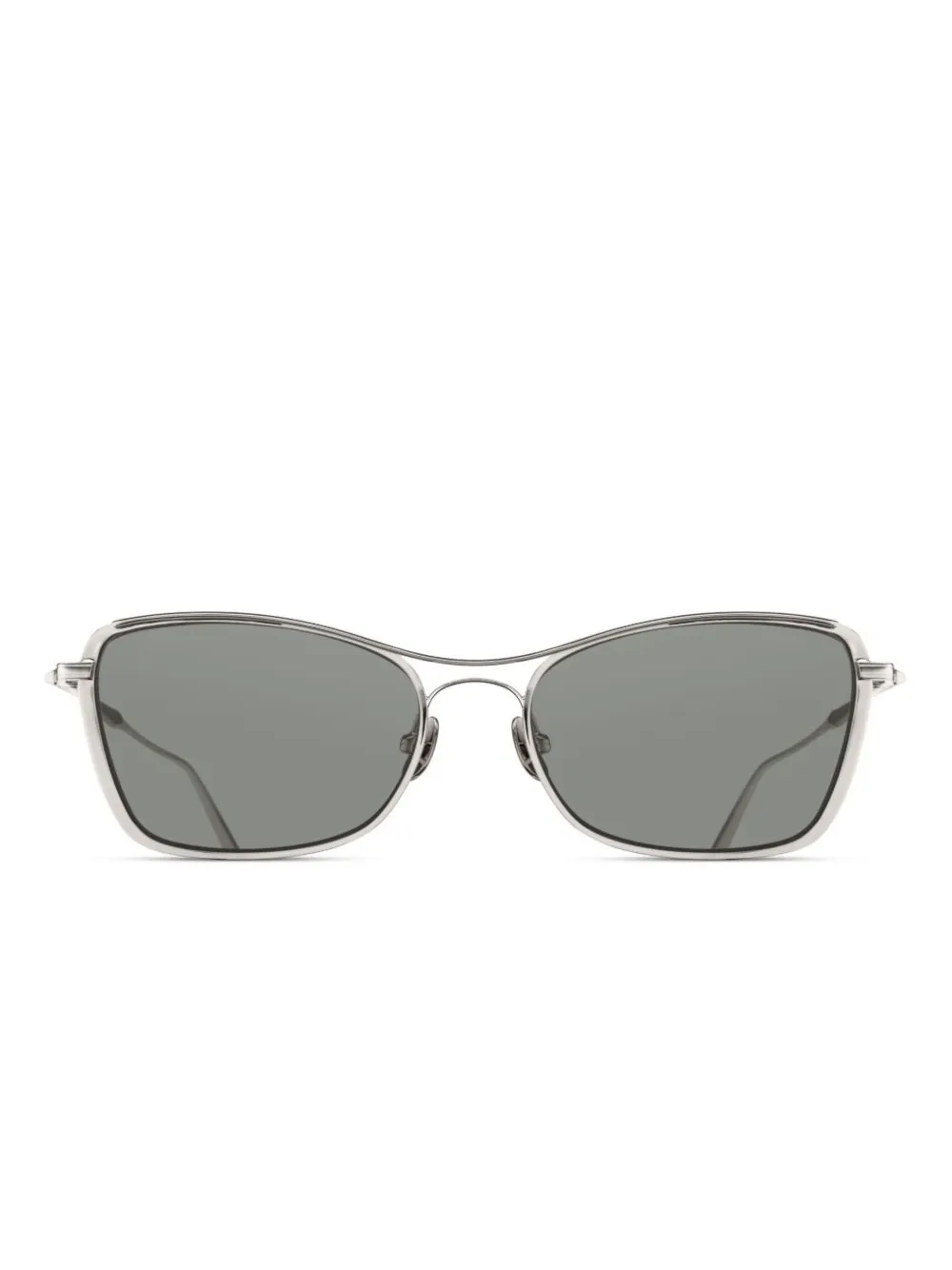 Солнцезащитные очки в прямоугольной оправе Matsuda, серебристый
Солнцезащитные очки в прямоугольной оправе Matsuda, серебристый
