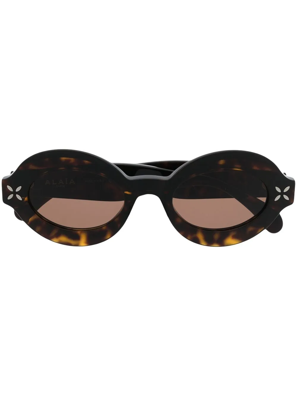 Солнцезащитные очки в овальной оправе Alaïa, коричневый
Солнцезащитные очки в овальной оправе Alaïa, коричневый