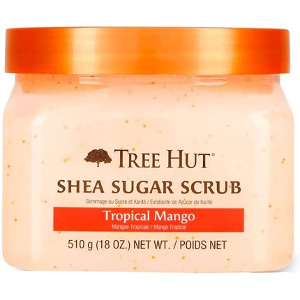 Сахарный скраб для тела «Тропический манго, ши» 18 унций 510 г Tree Hut
Сахарный скраб для тела «Тропический манго, ши» 18 унций 510 г Tree Hut
