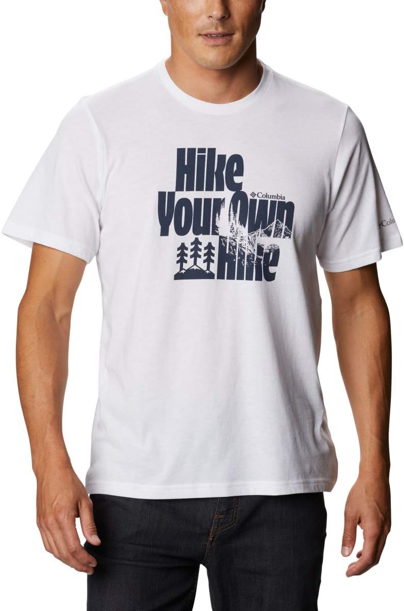 Мужская футболка Columbia Alpine Way с рисунком M, White Hike Your Own Hike
Мужская футболка Columbia Alpine Way с рисунком M, White Hike Your Own Hike