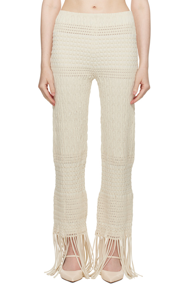 Брюки Miciel Nanushka, цвет nude 
Брюки Miciel Nanushka, цвет nude