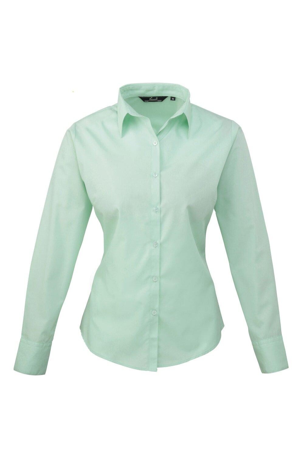 Поплиновая блузка с длинным рукавом. Простая рабочая рубашка. Premier, синий
Поплиновая блузка с длинным рукавом. Простая рабочая рубашка. Premier, синий