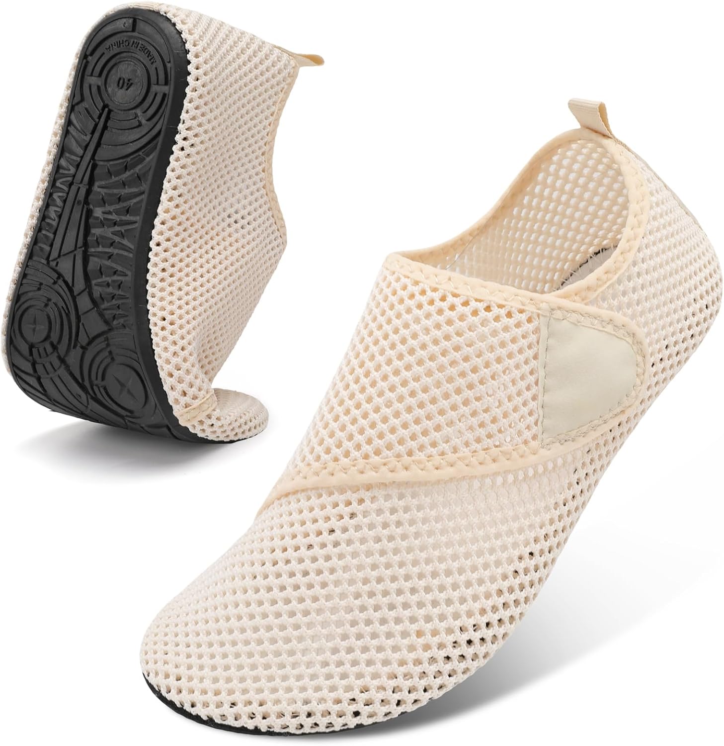 Женские и мужские водные туфли Spesoul с быстрым высыханием, пляжные и для плавания, обувь-босоножки, акваноски, наружные носки для бассейна, реки и дайвинга, бежевый
Женские и мужские водные туфли Spesoul с быстрым высыханием, пляжные и для плавания, обувь-босоножки, акваноски, наружные носки для бассейна, реки и дайвинга, бежевый