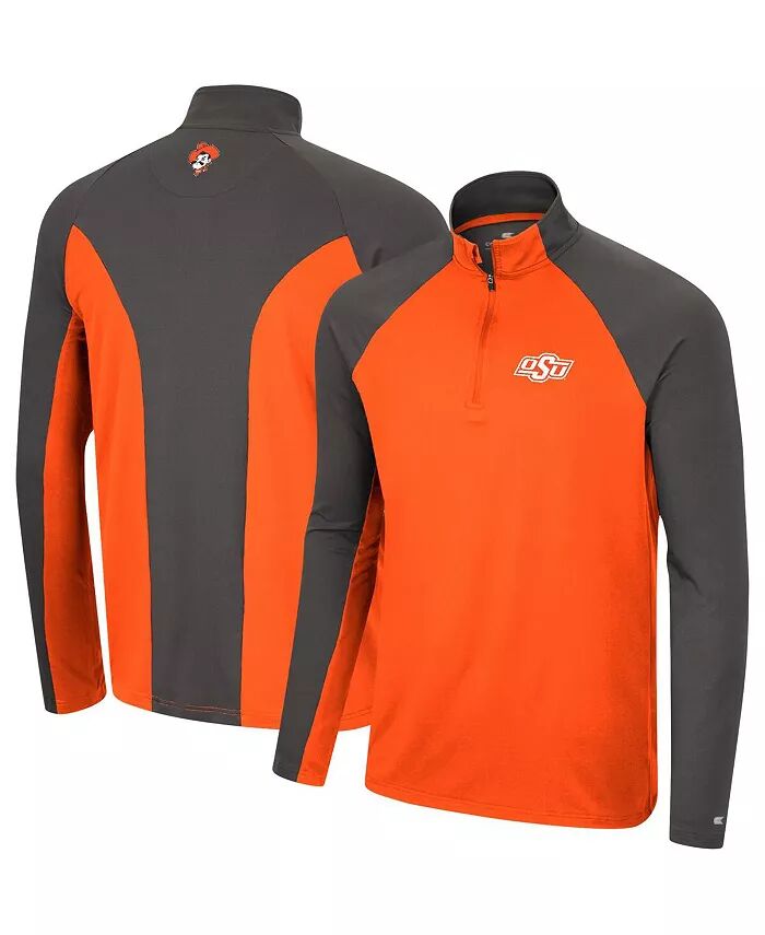Мужская оранжевая, угольная толстовка Oklahoma State Cowboys Two Yutes Raglan с застежкой-молнией на четверть длины Colosseum
Мужская оранжевая, угольная толстовка Oklahoma State Cowboys Two Yutes Raglan с застежкой-молнией на четверть длины Colosseum