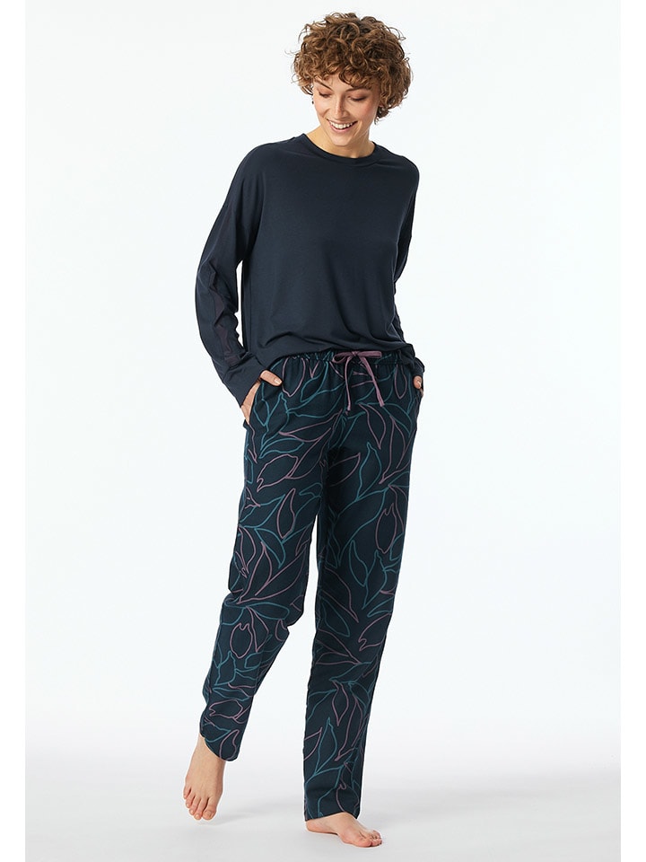 Пижамные брюки Schiesser, темно-синий
Пижамные брюки Schiesser, темно-синий