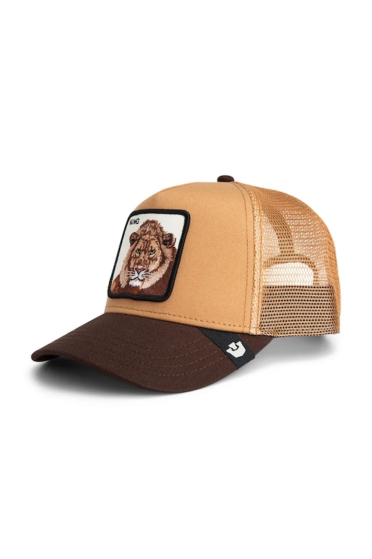 Бейсболка King Trucker из хлопковой смеси Goorin Bros, коричневый
Бейсболка King Trucker из хлопковой смеси Goorin Bros, коричневый