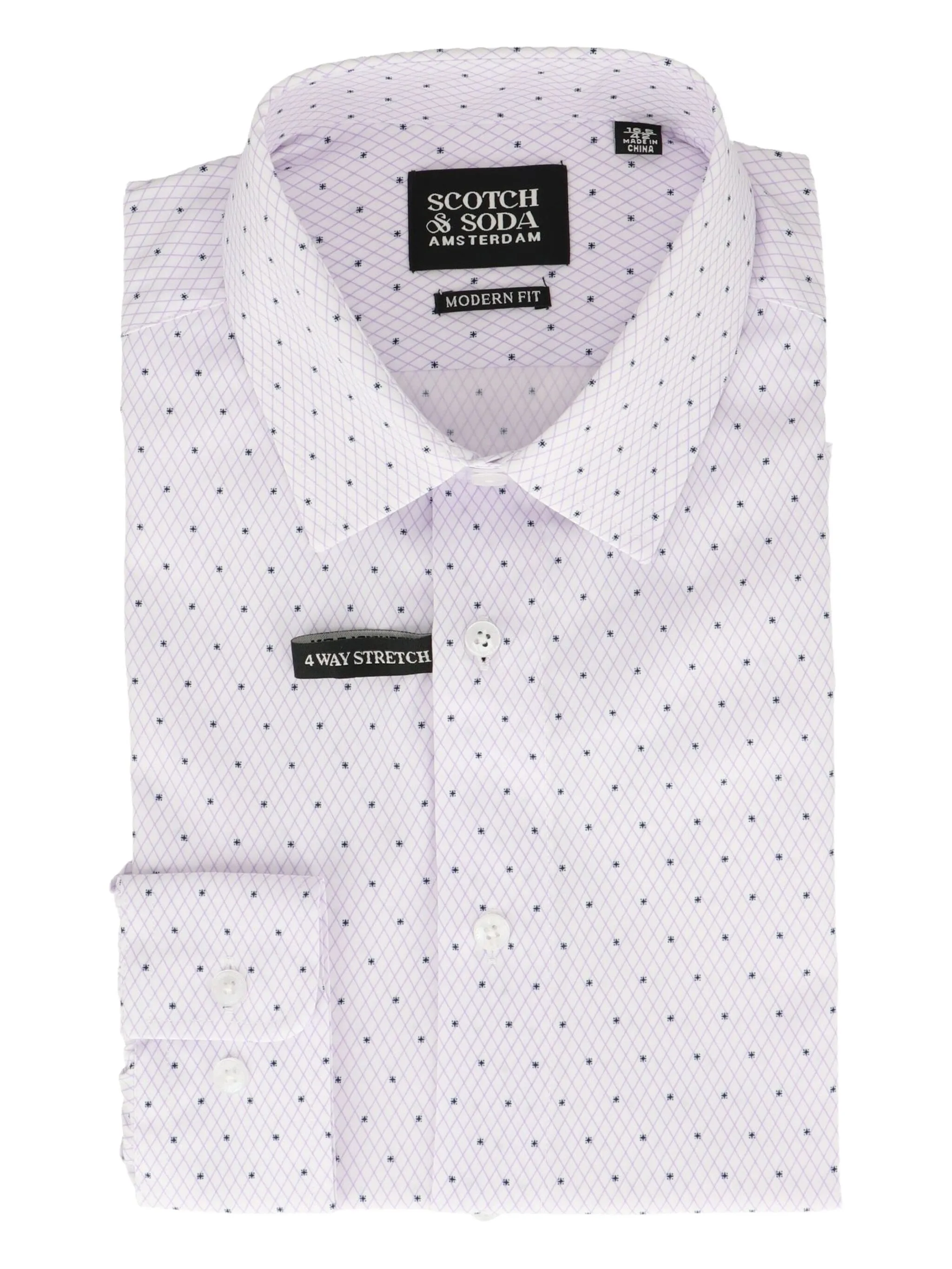 Рубашка с узором Scotch & Soda, белый
Рубашка с узором Scotch & Soda, белый