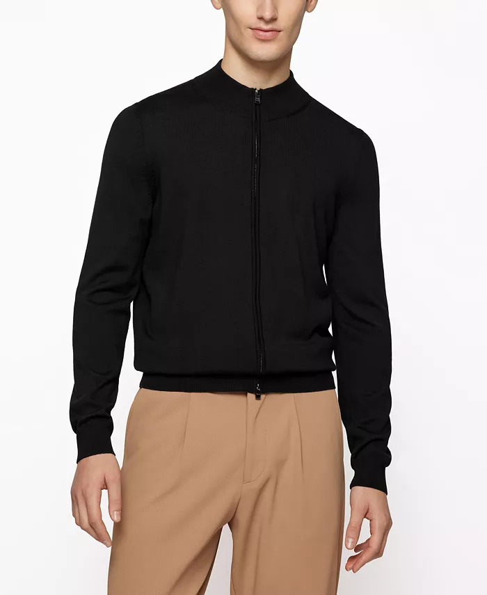 BOSS Мужской кардиган Regular-Fit Hugo Boss, черный
BOSS Мужской кардиган Regular-Fit Hugo Boss, черный