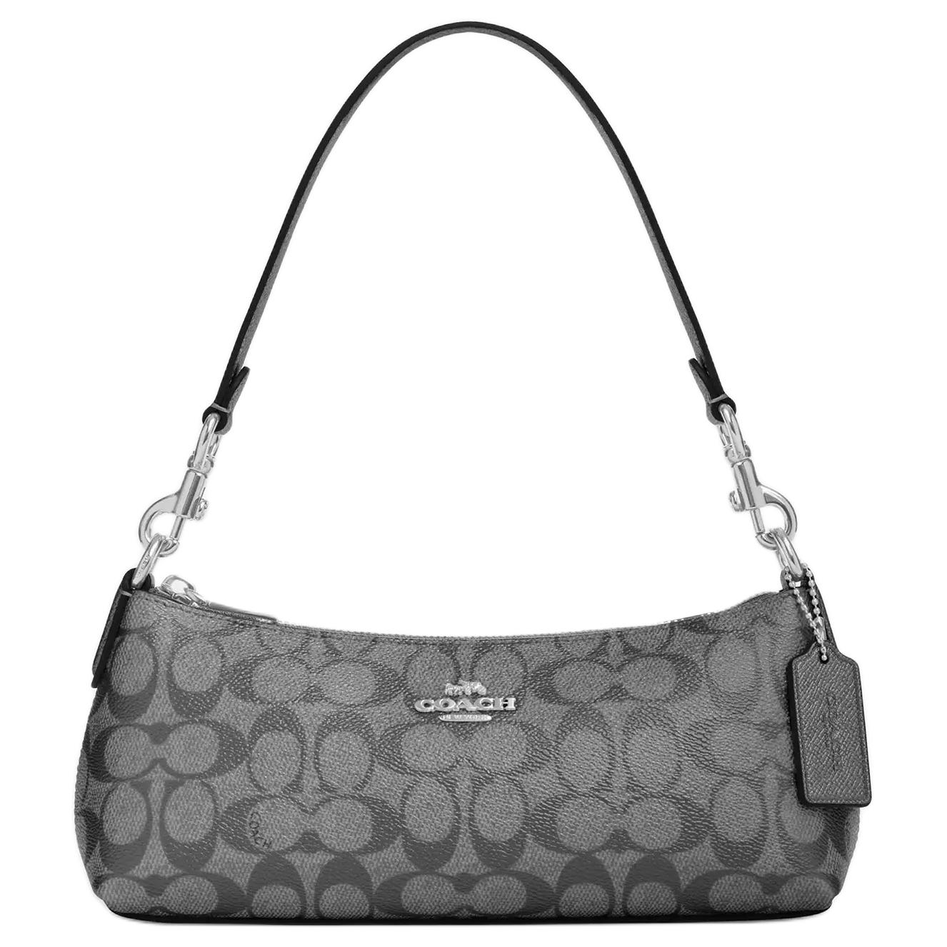 COACH Сумка через плечо из лакированной ткани среднего размера
COACH Сумка через плечо из лакированной ткани среднего размера