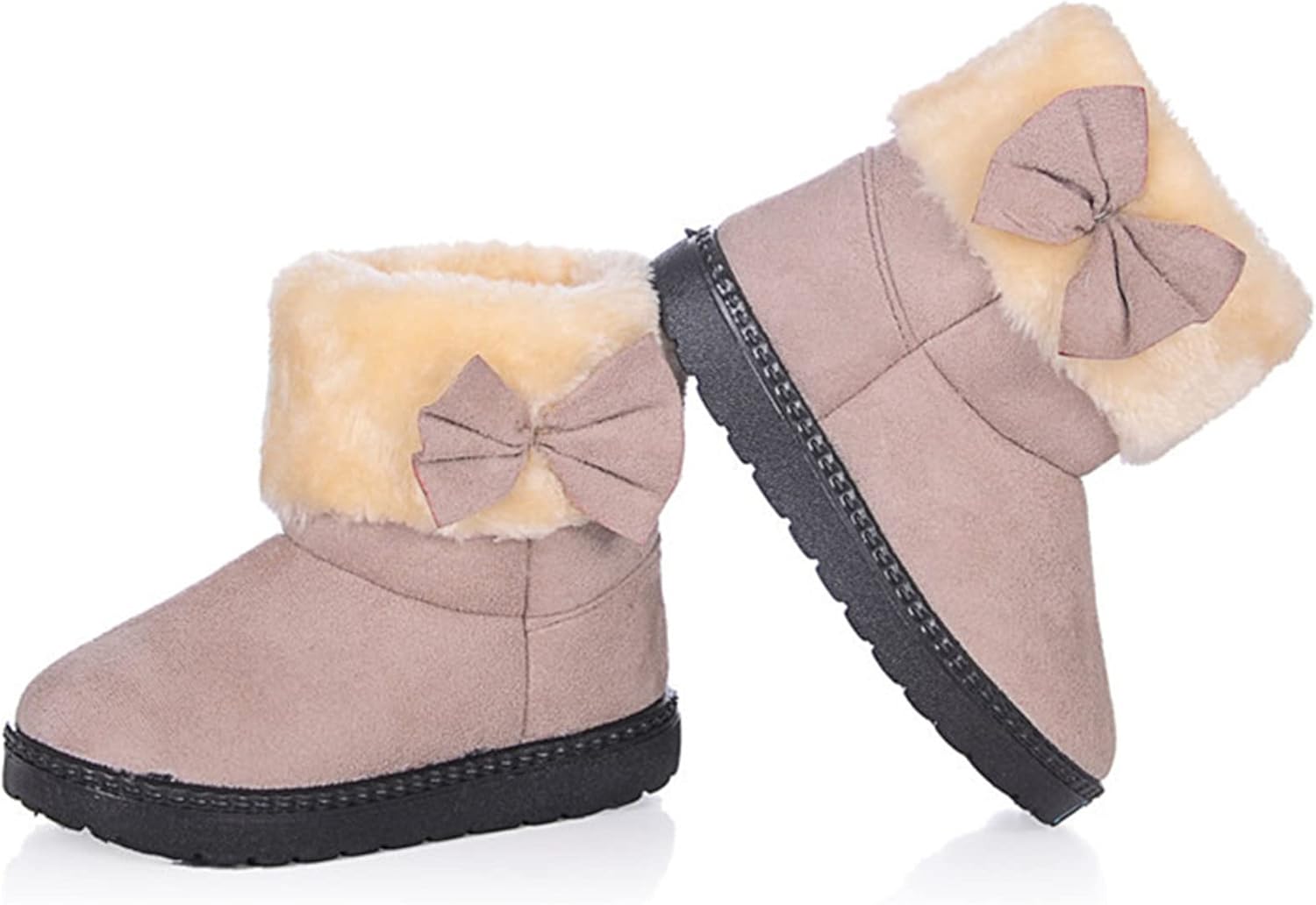 DADAWEN Детские ботинки для девочек, модные плюшевые с бантиком, утепленные, для принцессы, теплые зимние ботинки, Gray(B)
DADAWEN Детские ботинки для девочек, модные плюшевые с бантиком, утепленные, для принцессы, теплые зимние ботинки, Gray(B)