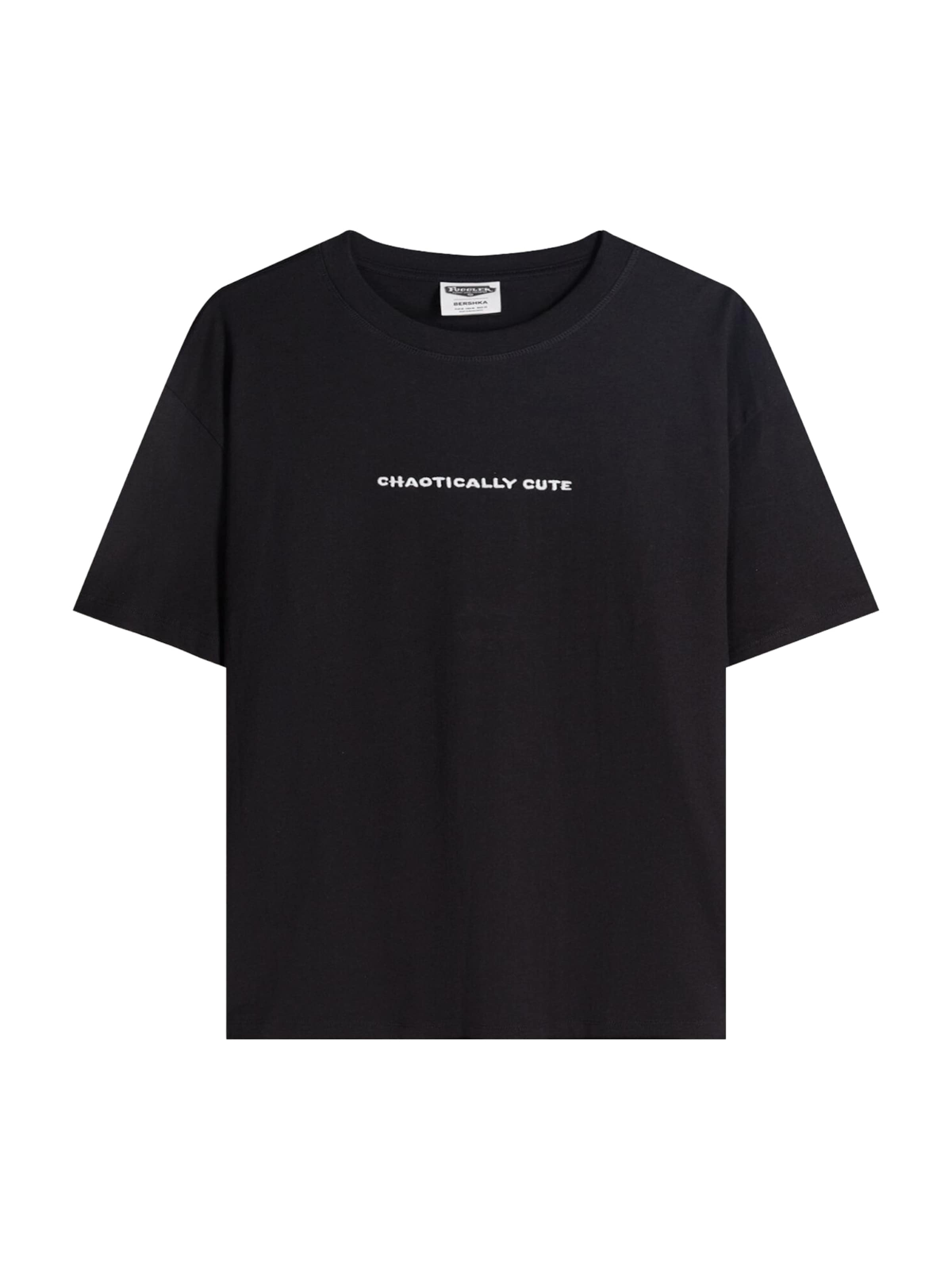 Bershka Футболка 'CHAOTICALLY' в черном цвете
Bershka Футболка 'CHAOTICALLY' в черном цвете