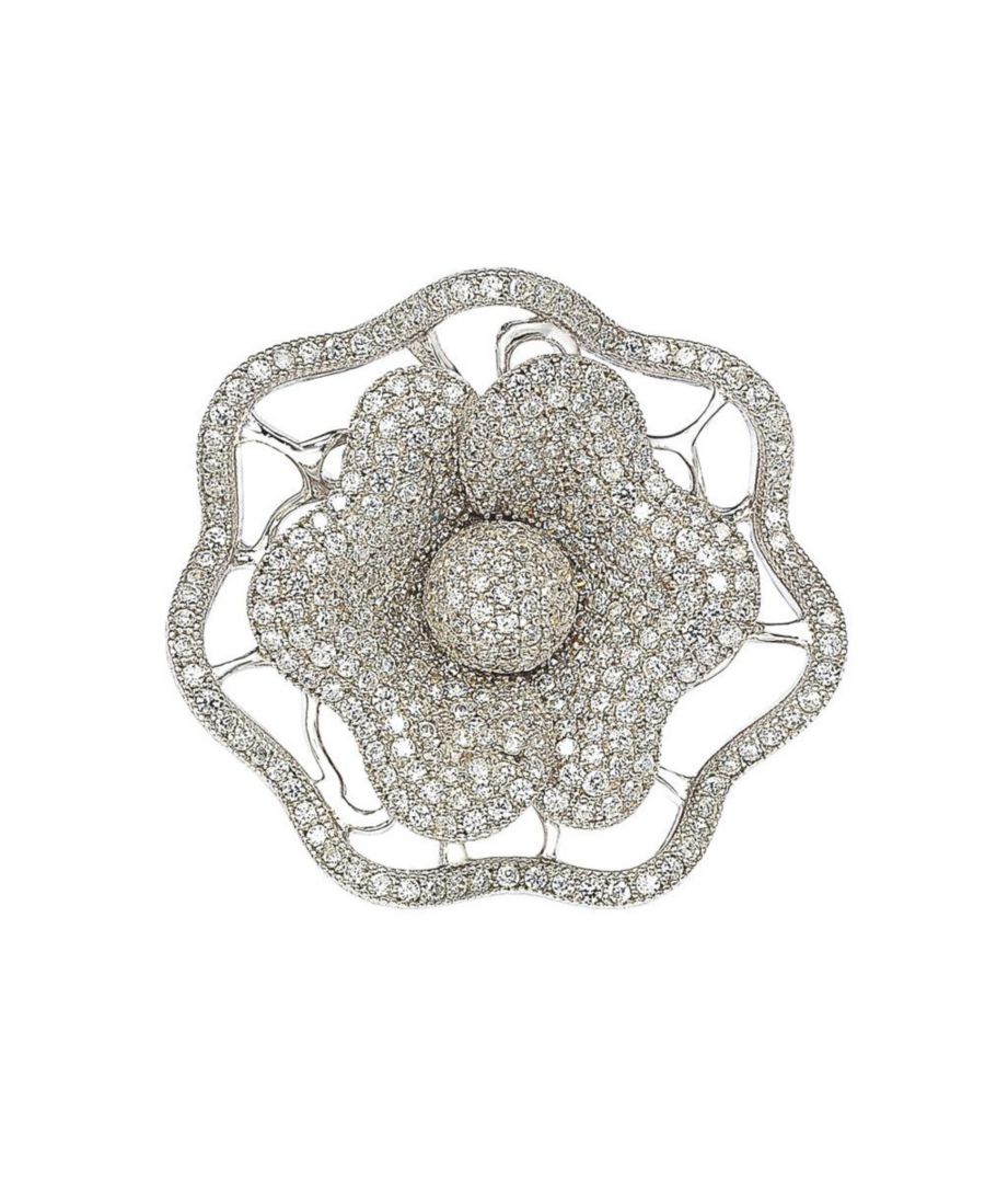 Кольцо Suzy Levian из стерлингового серебра с кубическим цирконием в форме цветка Suzy Levian New York, White
Кольцо Suzy Levian из стерлингового серебра с кубическим цирконием в форме цветка Suzy Levian New York, White