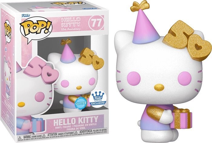 Funko POP Hello Kitty 77 Hello Kitty с блестками, специальное издание Funko POP!
Funko POP Hello Kitty 77 Hello Kitty с блестками, специальное издание Funko POP!