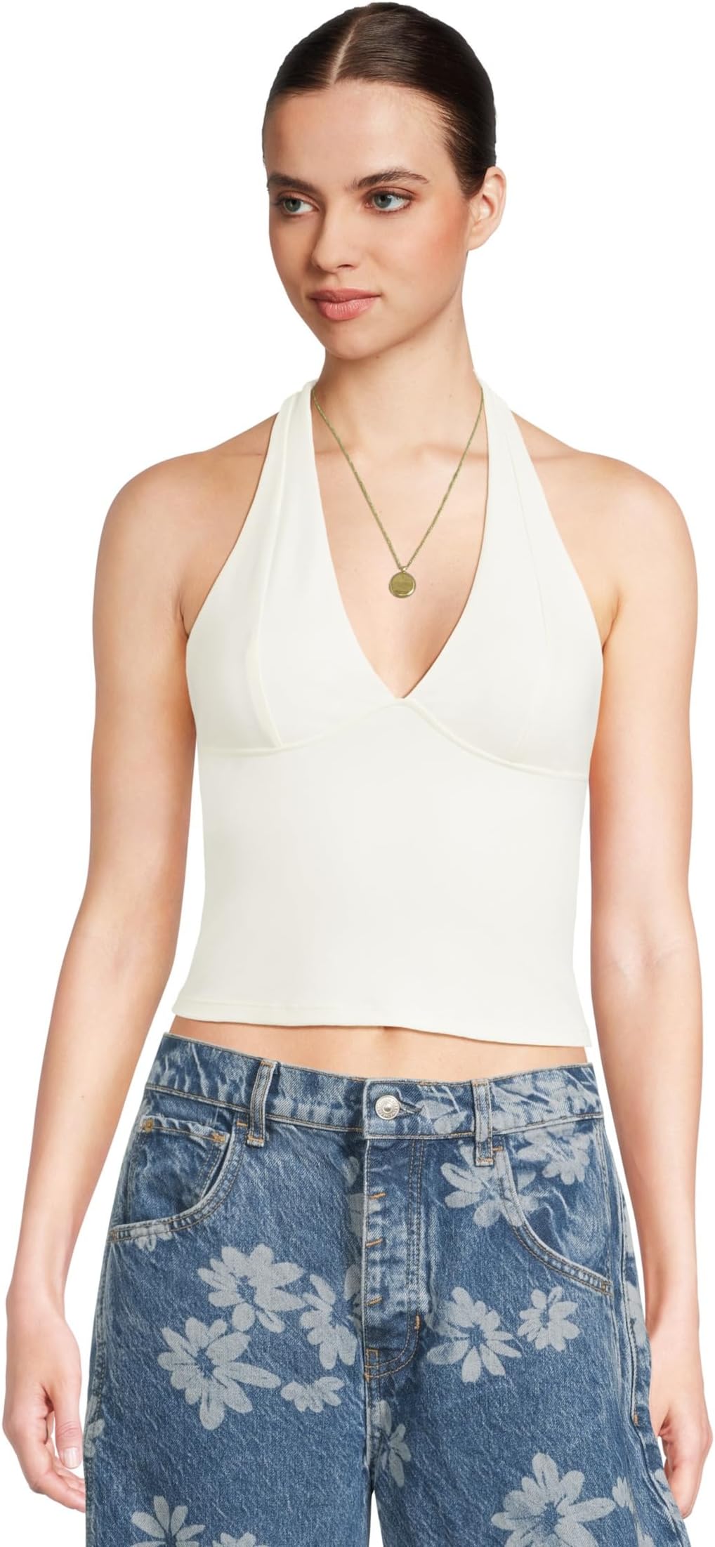 Женский топ-халтер Still Here Free People, Ivory
Женский топ-халтер Still Here Free People, Ivory