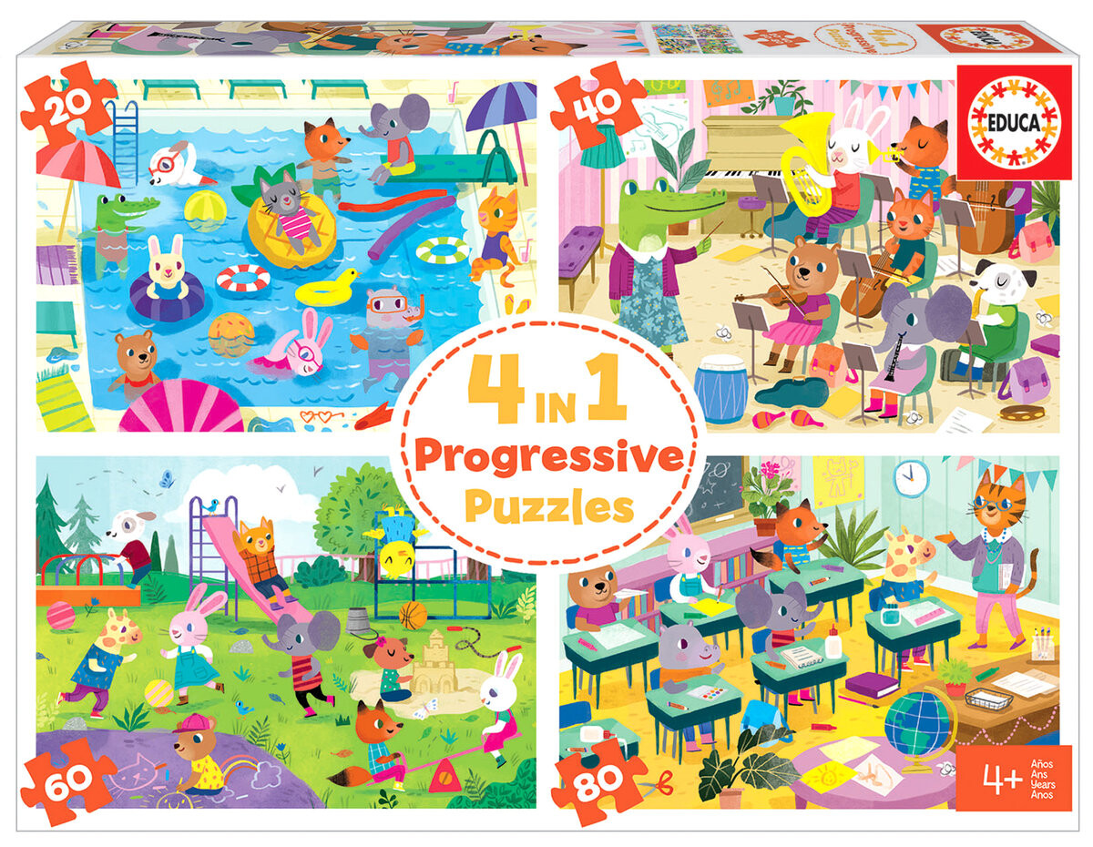 Educa, пазл День в школе, 20/40/60/80 шт.
Educa, пазл День в школе, 20/40/60/80 шт.