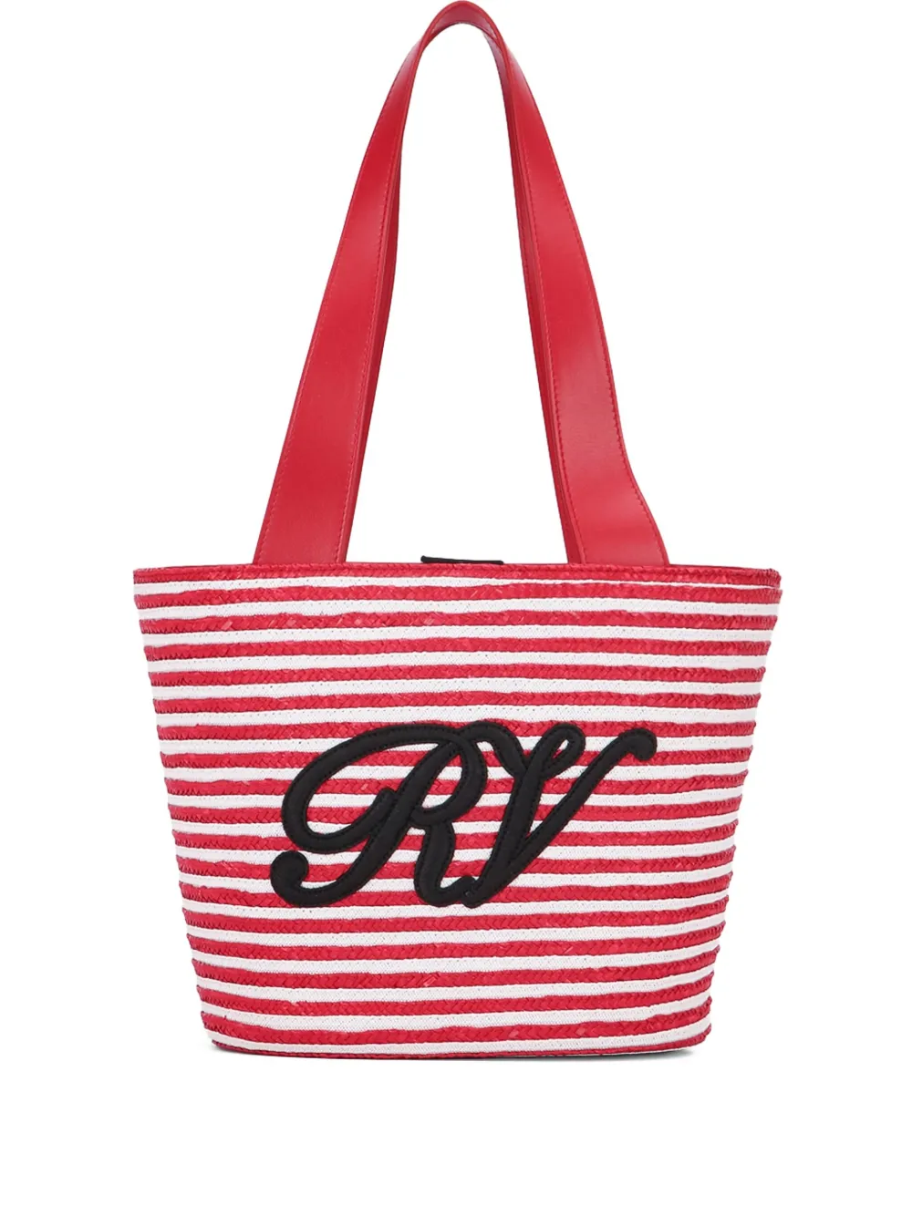 Маленькая полосатая пляжная сумка Roger Vivier, красный
Маленькая полосатая пляжная сумка Roger Vivier, красный