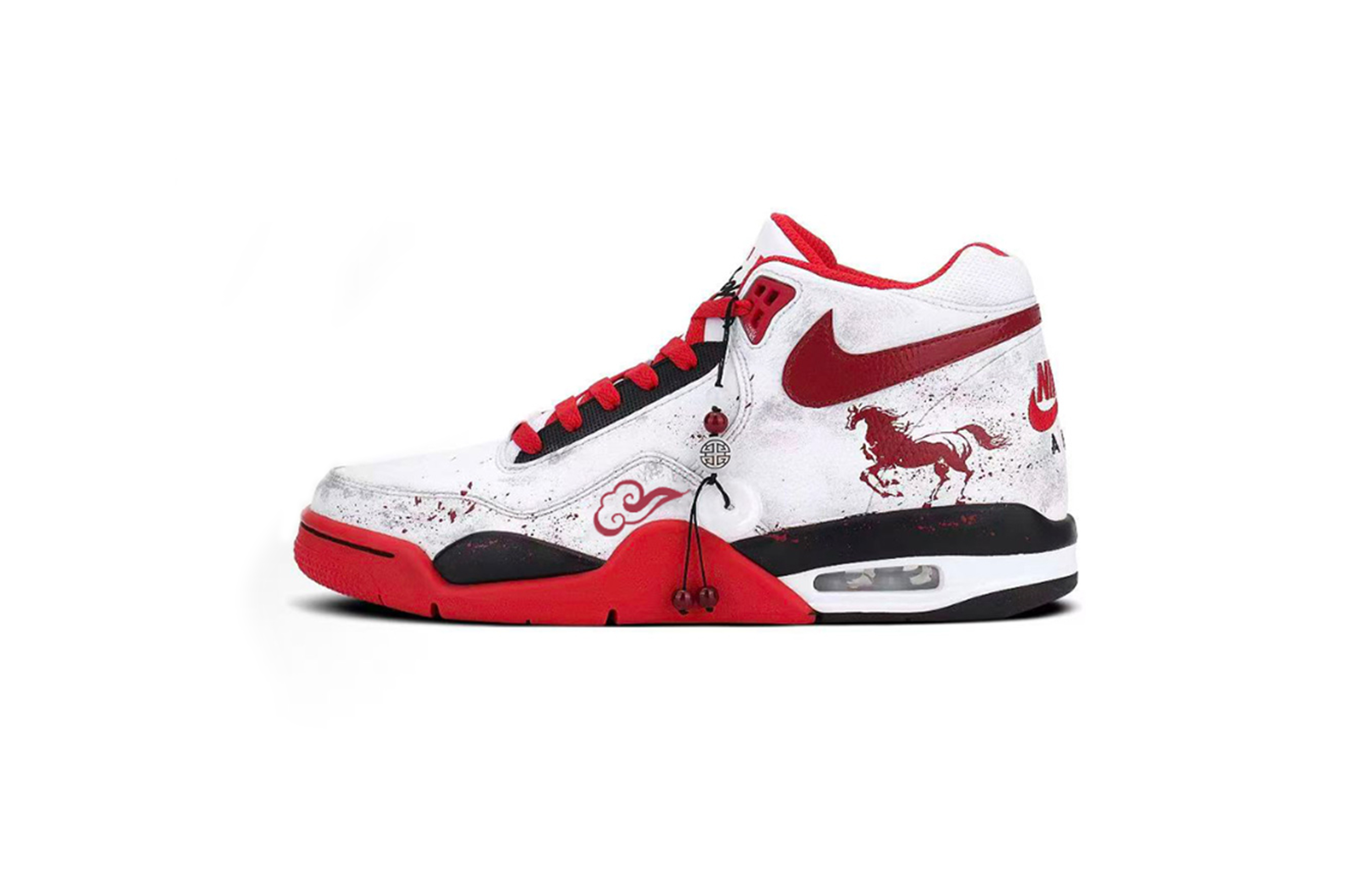 Nike Кроссовки мужские Mid top Vintage Basketball Shoes белые красные Flight Legacy Cushioning Slip Resistant Abrasion Resistant
Nike Кроссовки мужские Mid top Vintage Basketball Shoes белые красные Flight Legacy Cushioning Slip Resistant Abrasion Resistant
