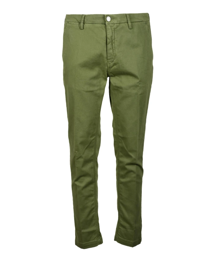 Брюки из хлопка и эластана Replay, зеленый
Брюки из хлопка и эластана Replay, зеленый