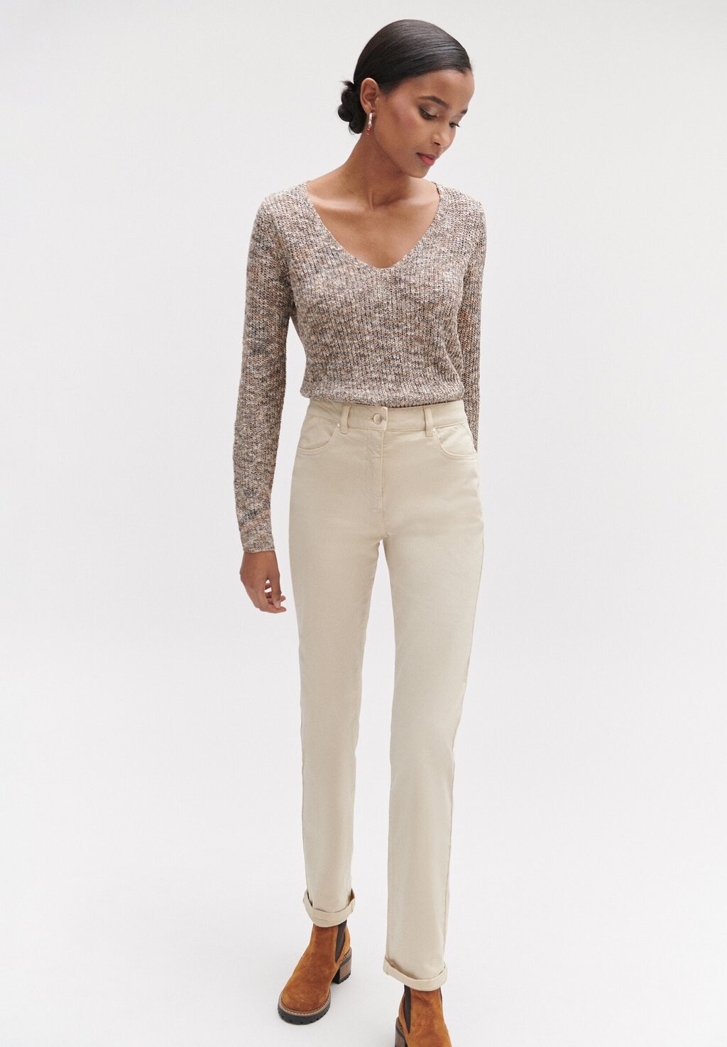 Джинсы приталенного кроя FRENCH BRAND FASHION ELEGANT MODERN DARLING Caroll, цвет beige
Джинсы приталенного кроя FRENCH BRAND FASHION ELEGANT MODERN DARLING Caroll, цвет beige