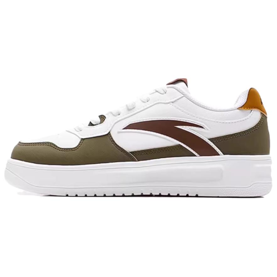 ANTA Кроссовки для скейтбординга мужские, низкие, цвет: винно-голубой, зеленый, папирусно-белый, корично-коричневый 
ANTA Кроссовки для скейтбординга мужские, низкие, цвет: винно-голубой, зеленый, папирусно-белый, корично-коричневый