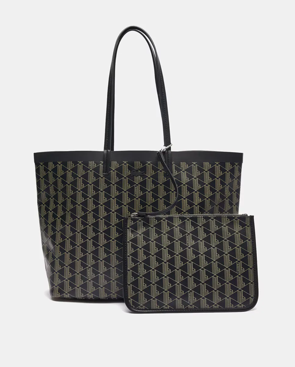 Сумка-тоут из плотной ткани с покрытием Zely среднего размера, черного цвета с монограммой Lacoste, черный
Сумка-тоут из плотной ткани с покрытием Zely среднего размера, черного цвета с монограммой Lacoste, черный