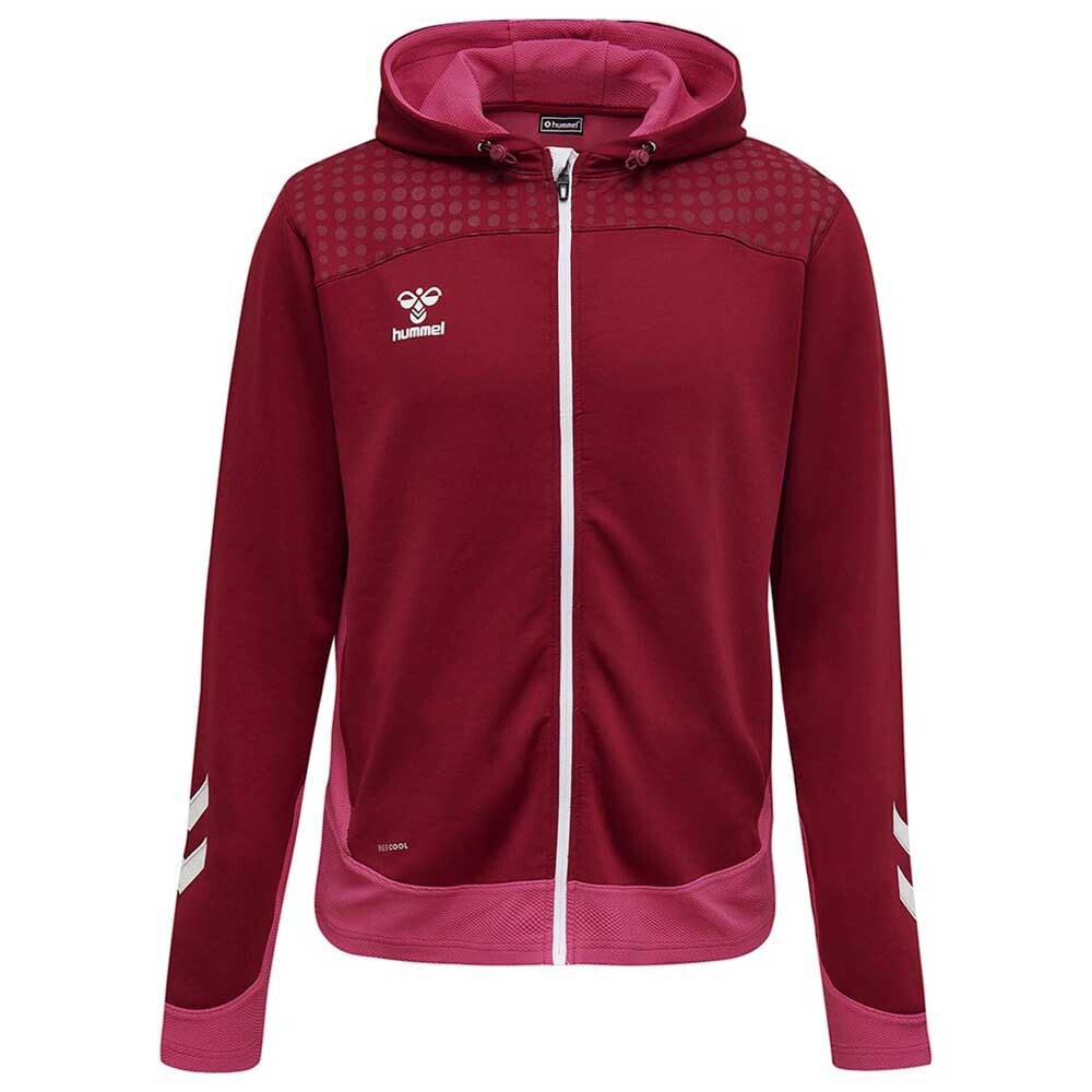 Толстовка Hummel Lead Full Zip, красный 
Толстовка Hummel Lead Full Zip, красный