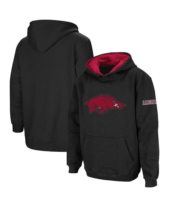 Черный пуловер с капюшоном и большим логотипом Big Boys Arkansas Razorbacks Stadium Athletic, черный
Черный пуловер с капюшоном и большим логотипом Big Boys Arkansas Razorbacks Stadium Athletic, черный