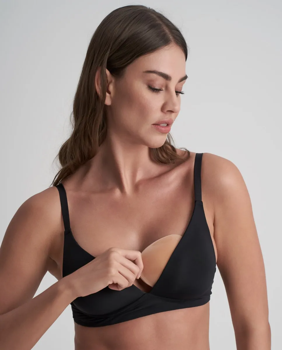 Самоклеящиеся накладки для увеличения груди, многоразовые Bye Bra, бежевый
Самоклеящиеся накладки для увеличения груди, многоразовые Bye Bra, бежевый