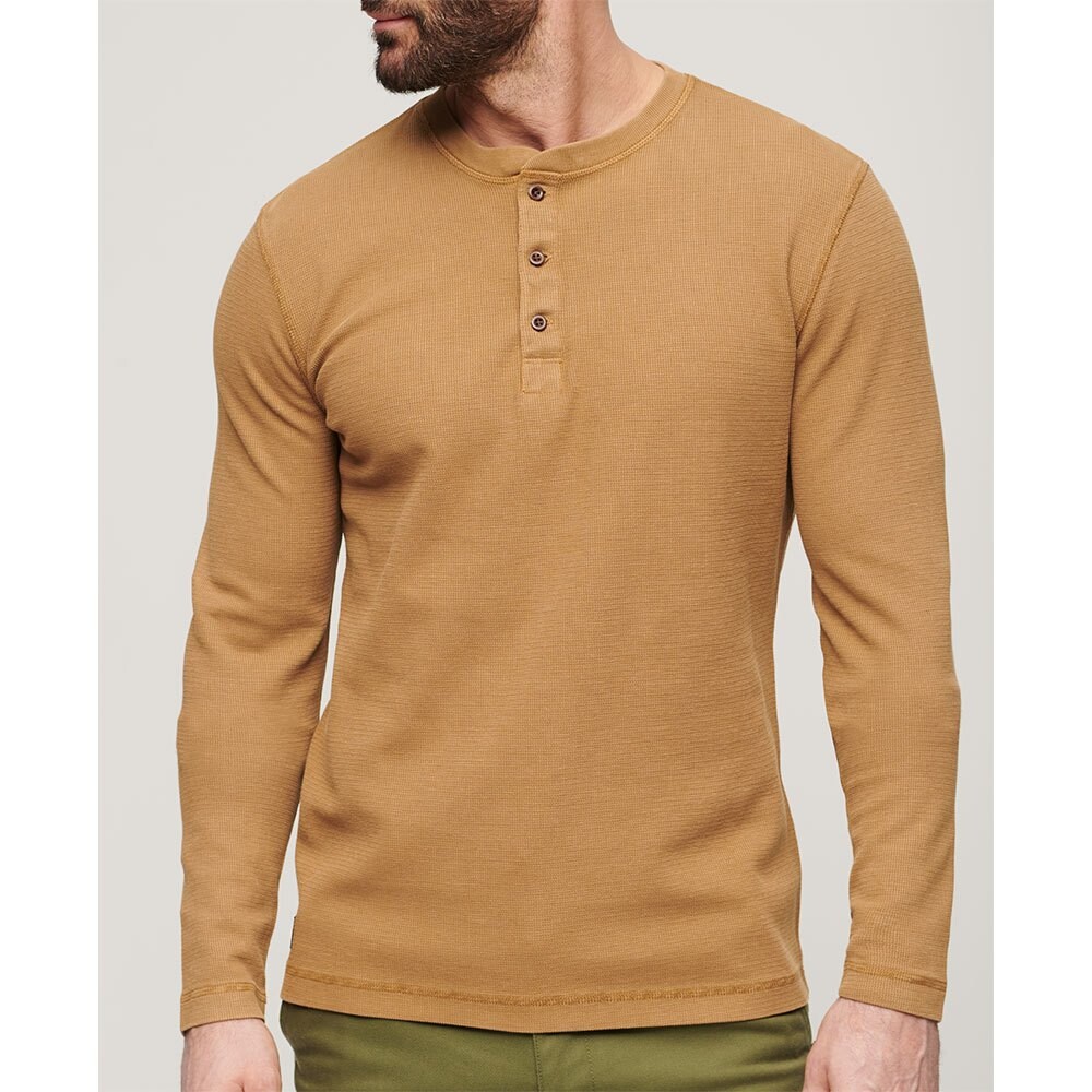 Футболка Superdry Waffle Henley, коричневый
Футболка Superdry Waffle Henley, коричневый