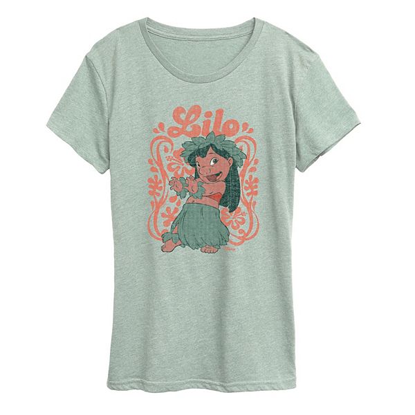 Женская футболка с принтом Lilo & Stitch в цветочной рамке Disney, Heather Sea Foam
Женская футболка с принтом Lilo & Stitch в цветочной рамке Disney, Heather Sea Foam