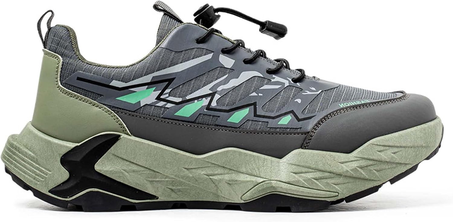 Мужские повседневные удобные кроссовки для ходьбы, легкие рабочие, для активного отдыха и походов, с противоскользящей подошвой Generic, зеленый
Мужские повседневные удобные кроссовки для ходьбы, легкие рабочие, для активного отдыха и походов, с противоскользящей подошвой Generic, зеленый