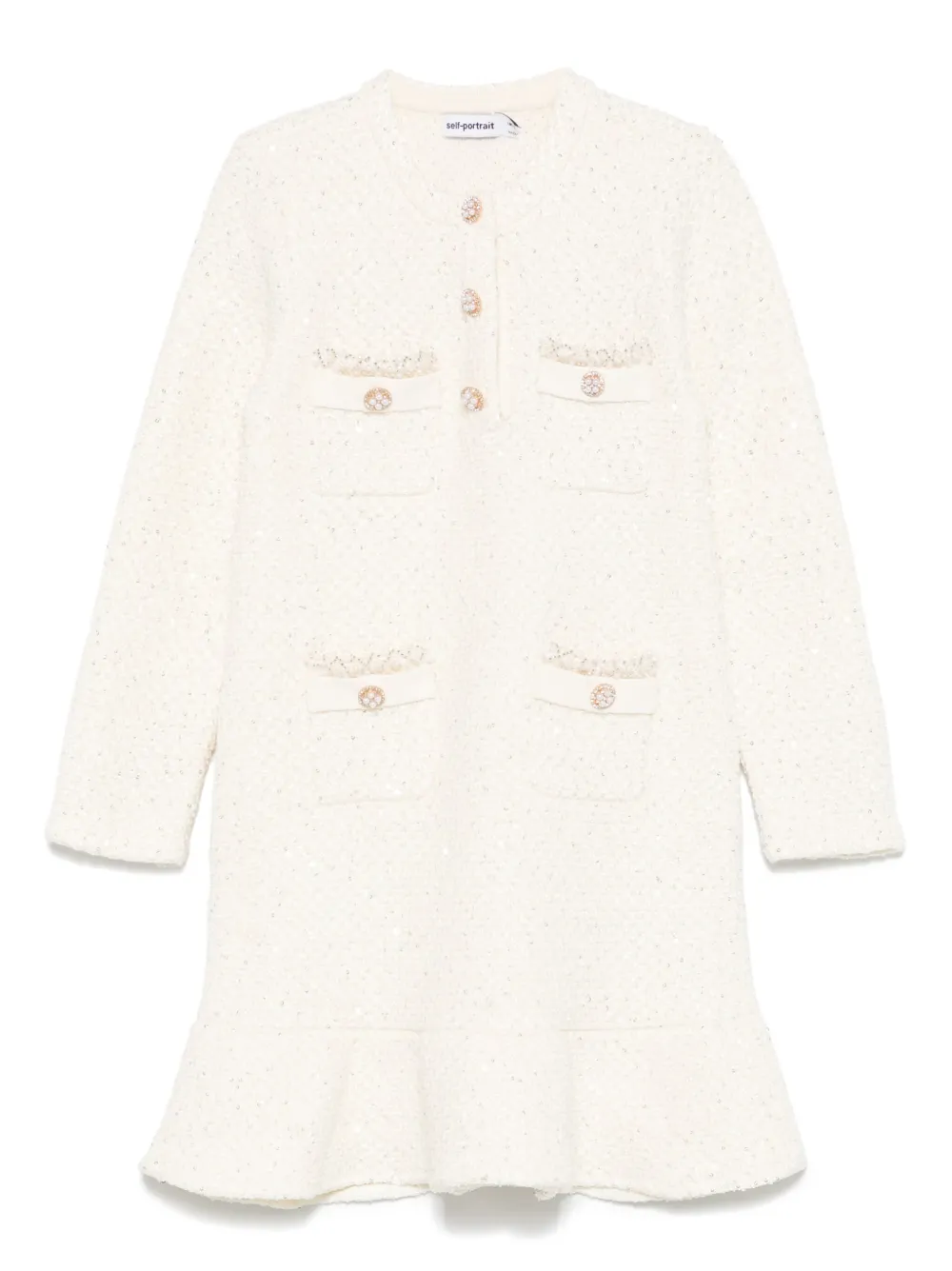 Трикотажное платье с пайетками Self-Portrait Kids, нейтральный
Трикотажное платье с пайетками Self-Portrait Kids, нейтральный