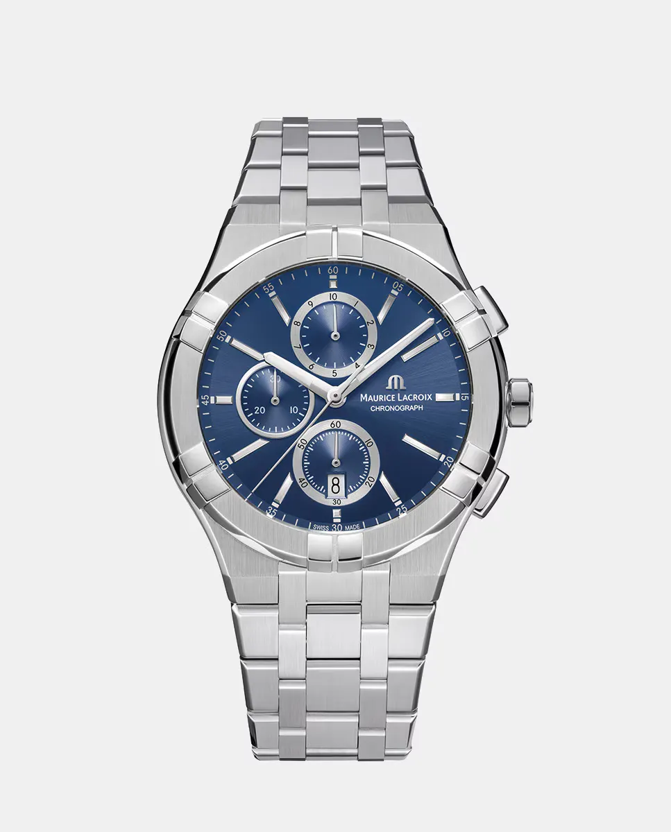Aikon AI1118-SS002-430-1 стальные мужские часы с хронографом Maurice Lacroix, серебрянный
Aikon AI1118-SS002-430-1 стальные мужские часы с хронографом Maurice Lacroix, серебрянный