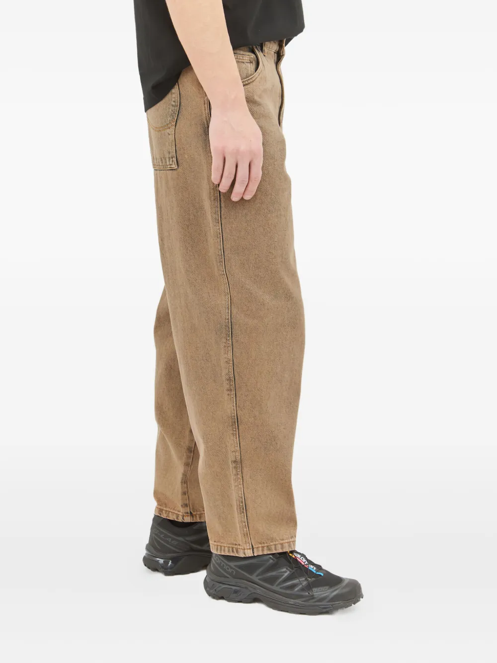 Джинсы с вышитым логотипом dime, коричневый
Джинсы с вышитым логотипом dime, коричневый