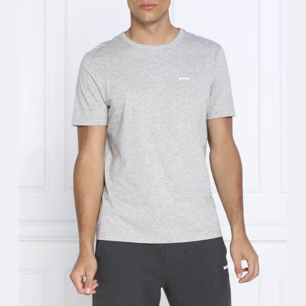 Футболка стандартного кроя с изогнутой фигурой Boss, серый
Футболка стандартного кроя с изогнутой фигурой Boss, серый