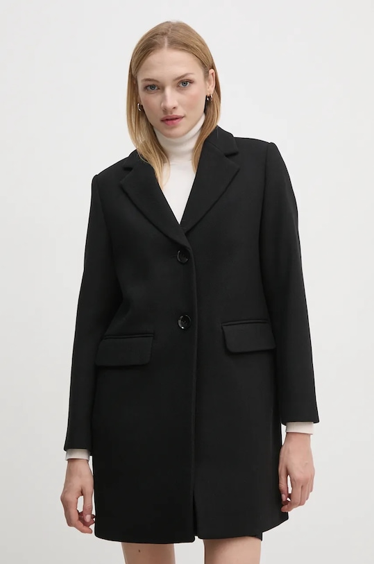 Шерстяное пальто Sisley, черный
Шерстяное пальто Sisley, черный