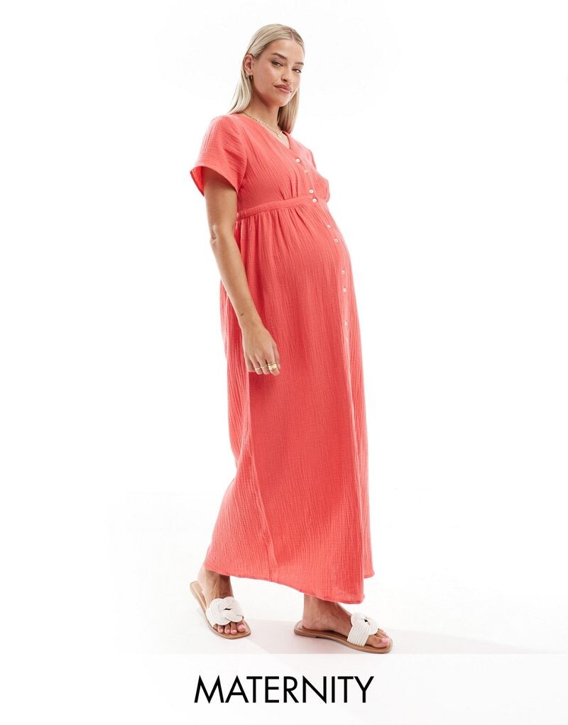 Платье миди на пуговицах на пуговицах для беременных Vero Moda Vero Moda Maternity
Платье миди на пуговицах на пуговицах для беременных Vero Moda Vero Moda Maternity